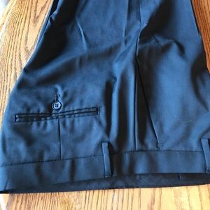 Calvin Klein Black Wool Dress Pants.